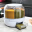 6 Grid Rotating Food Grain Dispenser 3.6L - Compartment Storage Container