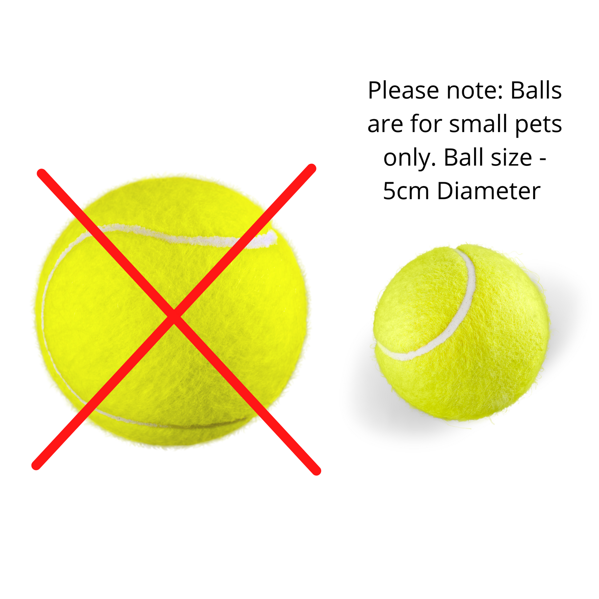 6 Pack Replacement Balls For Interactive Hyper Fetch Mini All For Paws