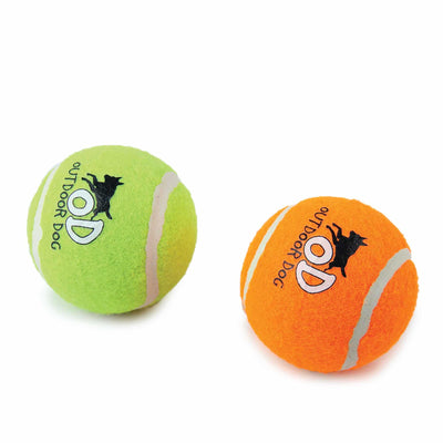 6 Pack Squeaking Tennis Ball - 6.5cm Squeaky Dog Puppy Play Fetch Outdoor Toy