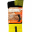 6 Pairs X Explorer Tough Work Socks Blue Fluro Yellow Cotton Comfortable Crew