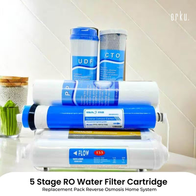 6 Stage RO Water Filter Cartridge Replacement Pack Reverse Osmosis Home System