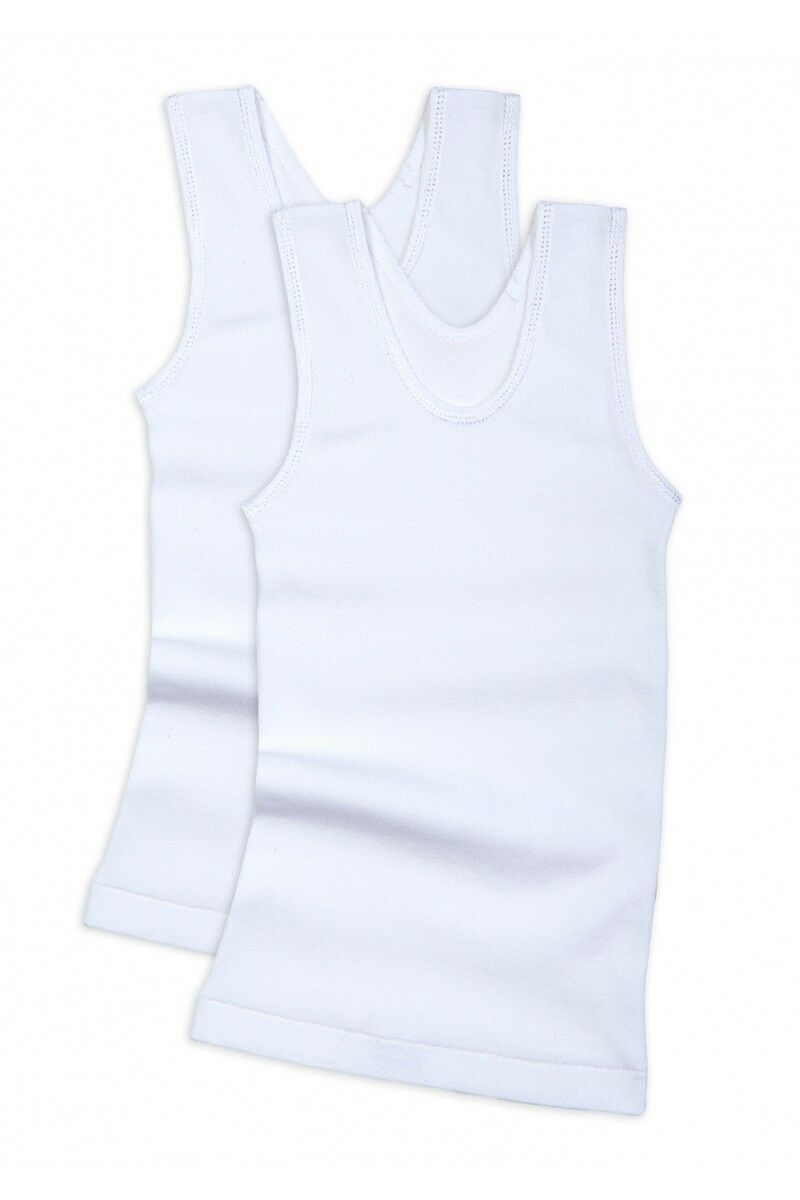 6 x Bonds Boys White Chesty Singlet Kids Cotton Underwear Vest Tank Top