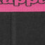 6 x Kappa Mens Black/Fuchsia Boxer Shorts Comfy Trunks