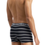 6 x Mens Bonds Everyday Trunks Underwear Black Stripe / Charcoal / Black