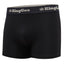 6 x Mens Kinggee Bamboo Trunks Underwear Black K19005