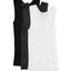 6 x New Bonds Boys Black White Charcoal Chesty Singlet Kids Cotton Underwear