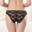 6 x Womens Solid Transparent Lace Back Briefs Undies Sexy Underwear Jocks