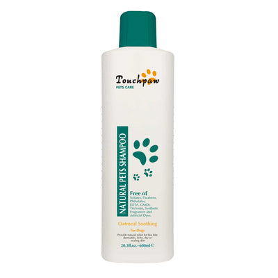 600ml Oatmeal Soothing Dog Shampoo Natural Itchy Dry Flaky Skin Puppy Grooming