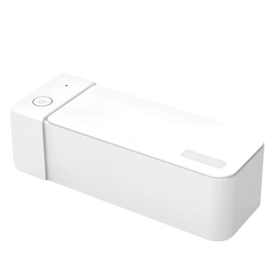 600ml Ultrasonic Jewellery Cleaner Mini White - Portable Personal Sonic Bath