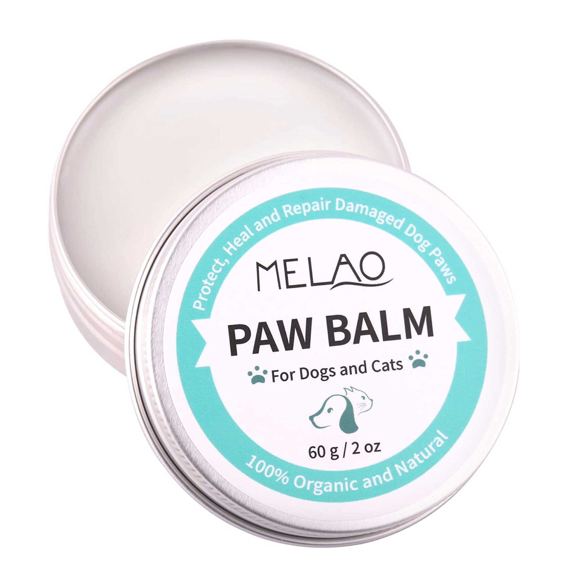 60g Pet Paw Balm - Dog or Cat Natural Organic Nose Soother Wax Ointment Cream