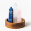 Taurus Crystal Trio - Rose Quartz, Selenite + Lapis Lazuli