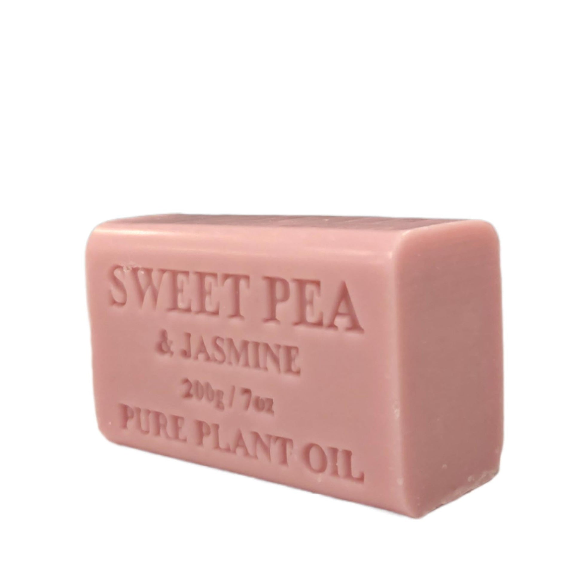 65x 200g Plant Oil Soap Sweet Pea Jasmine Scent Pure Natural Vegetable Base Bar