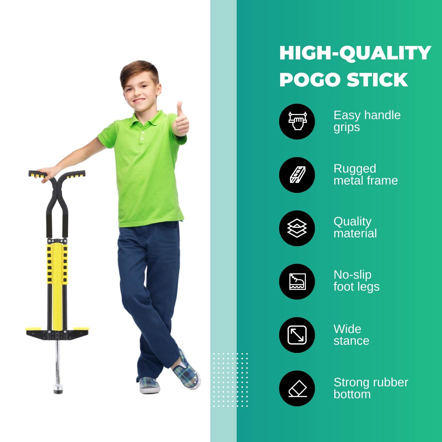Pogo Stick - Jumping Jackhammer Hopper Toy For Kids and Teenagers