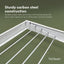 Tatibah 1x Wall Mounted Washing Line - Foldable 5m Clothes Drying Rack