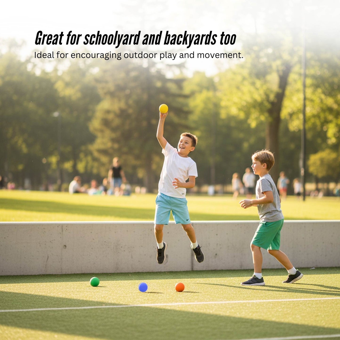 Social Hike High Bounce Hand Balls 4 Colour Pack - Rubber Super Bouncing Set