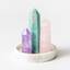 Virgo Crystal Trio - Rose Quartz, Amethyst + Amazonite