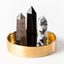 Concentration + Grounding Crystal Trio - Smoky Quartz, Tourmaline Quartz + Hematite