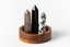 Concentration + Grounding Crystal Trio - Smoky Quartz, Tourmaline Quartz + Hematite