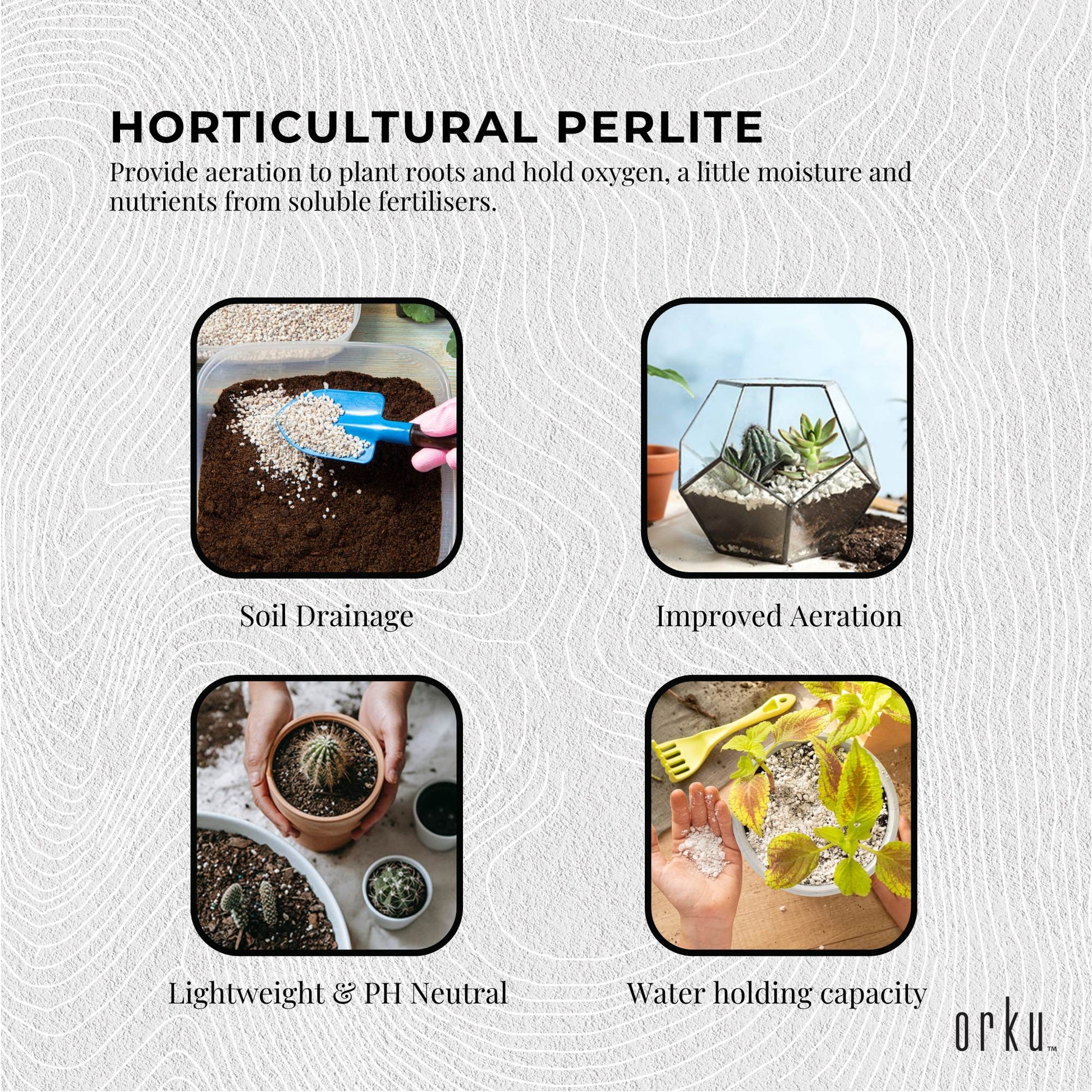 Organic Perlite Super Coarse Premium Soil Expanded Medium Plants Hydroponics Bulk