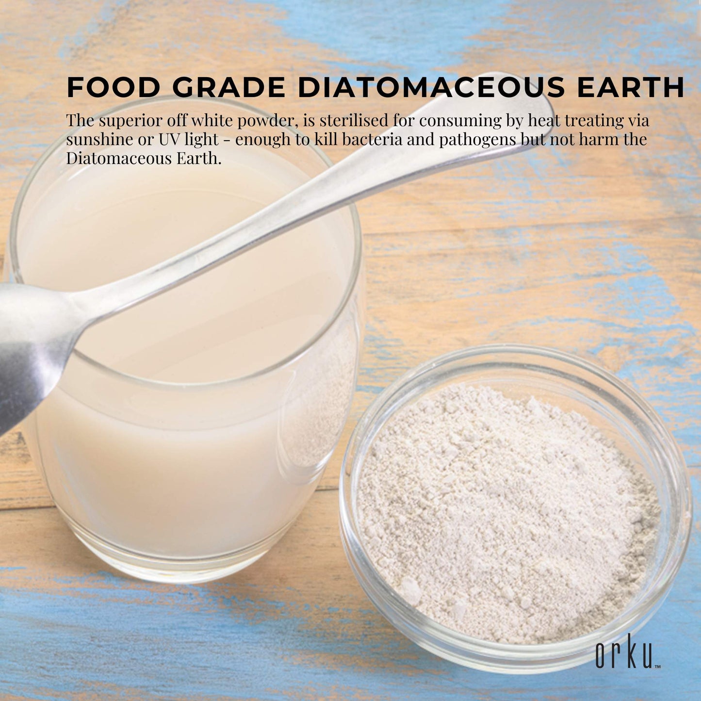 5Kg Organic Fine Diatomaceous Earth - Food Grade Fossil Shell Flour Powder