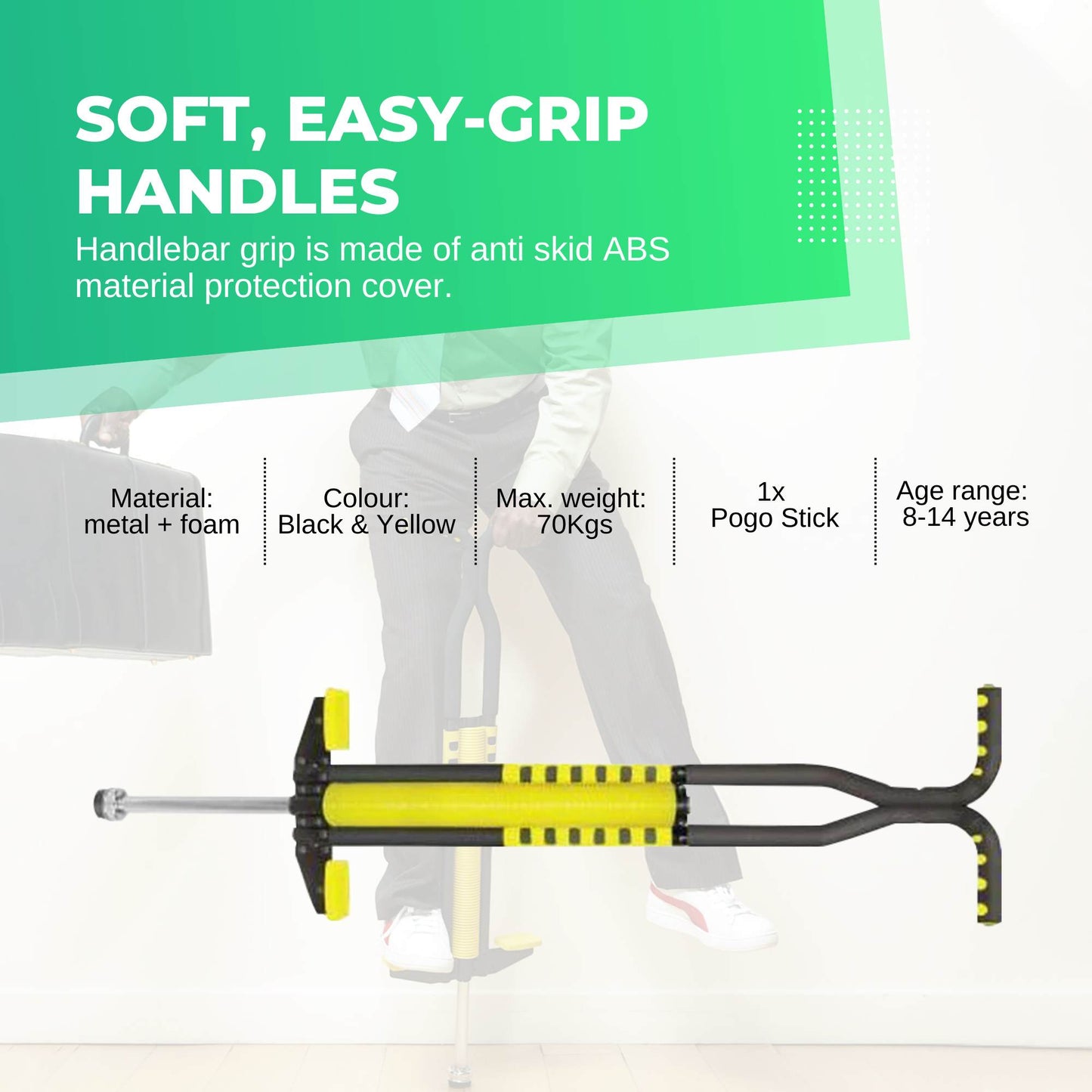 Pogo Stick - Jumping Jackhammer Hopper Toy For Kids and Teenagers