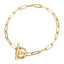 Link through me open chain bracelet - Gold Plated Tarnish Free Jewellery