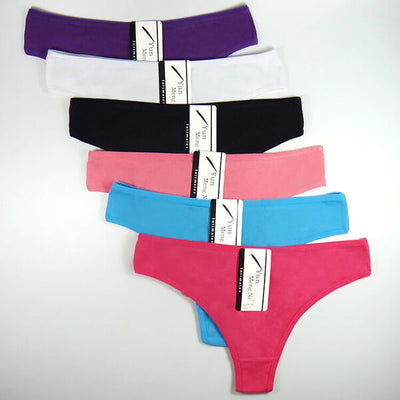 12 X Womens Sheer Spandex / Cotton Briefs - Assorted Underwear Undies 87181