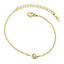 Single star gold bracelet - Gold Plated Tarnish Free Jewellery