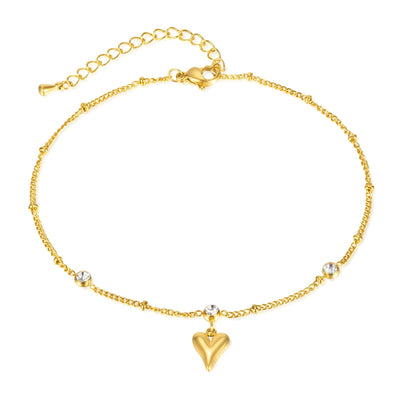 Loving heart anklet – Tarnish Proof Jewellery