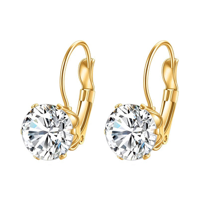 Bright bling earrings - Gold Plated Tarnish Free Jewellery