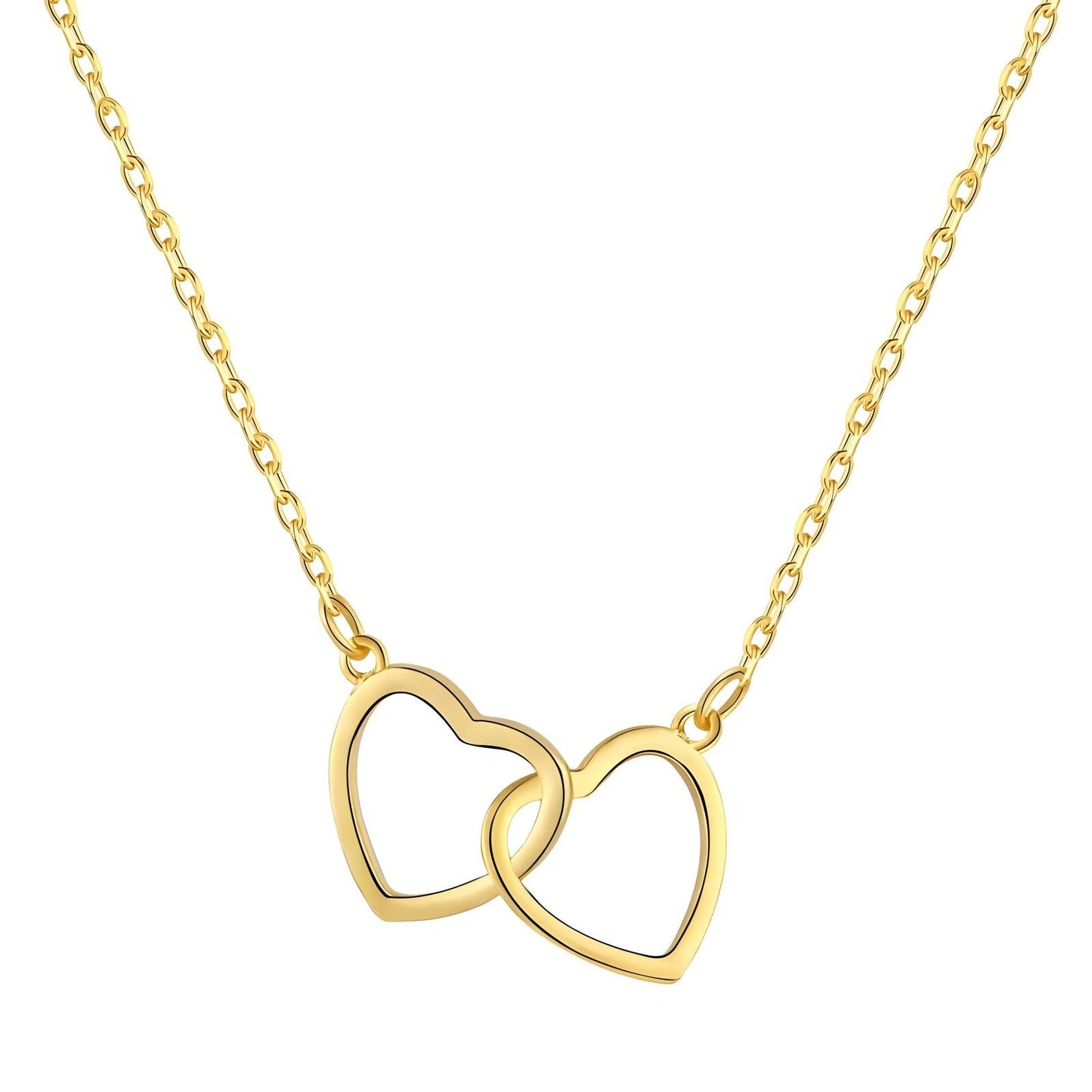 Two hearts are better than one - Gold Plated Tarnish Free Jewellery