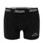 10 x Kappa Mens Black/Black Boxer Shorts Comfy Trunks