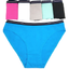 12 X Womens Coloured Bikini Briefs Undies Cotton Solid Assorted Underwear Jocks