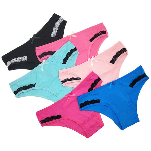 30 X Womens Sheer Spandex / Cotton Briefs - Assorted Underwear Undies 89460