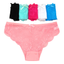 24 X Womens Cotton Lace Boyfront Bikini Briefs - Undies Coloured Underwear Jocks