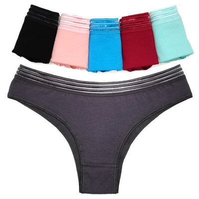 30 X Womens Sheer Spandex / Cotton Briefs - Assorted Colours Undies 89513