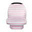 Breastfeeding Cover Cotton White Black Grey Light Pink Stripes Nursing Maternity