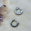 A solid hoop (silver) Tarnish Proof Jewellery