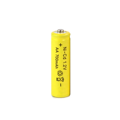 AA Rechargeable Batteries - Size Ni-Cd 700 mAh 1.2 NiCd Nickel Cadmium Battery
