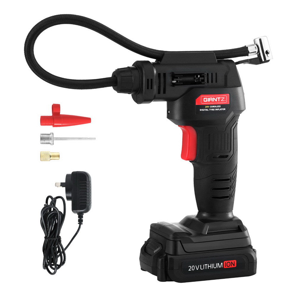 Giantz 20V Air Compressor 120PSI Electric Portable Air Inflator LED Light