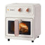 Devanti 6L Air Fryer Knob Control 1700W Cream