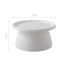 ArtissIn Coffee Table Mushroom Nordic Round Large Side Table 70CM White