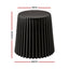 Artiss Set of 4 Cupcake Bar Stools Stackable Foot Stools Black