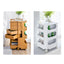 Artiss Storage Trolley Bedside Table 5 Tier Cart Boby Replica Grey