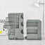 Artiss Storage Trolley Bedside Table 5 Tier Cart Boby Replica Grey