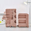ArtissIn Storage Trolley Bedside Table 5 Tier Cart Boby Replica Pink