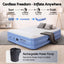 Weisshorn Queen Air Mattress with Rechargeable Cordless Pump 41cm