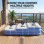Weisshorn Queen Air Mattress with Rechargeable Cordless Pump 46cm