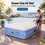 Weisshorn Queen Air Mattress with Rechargeable Cordless Pump 50cm