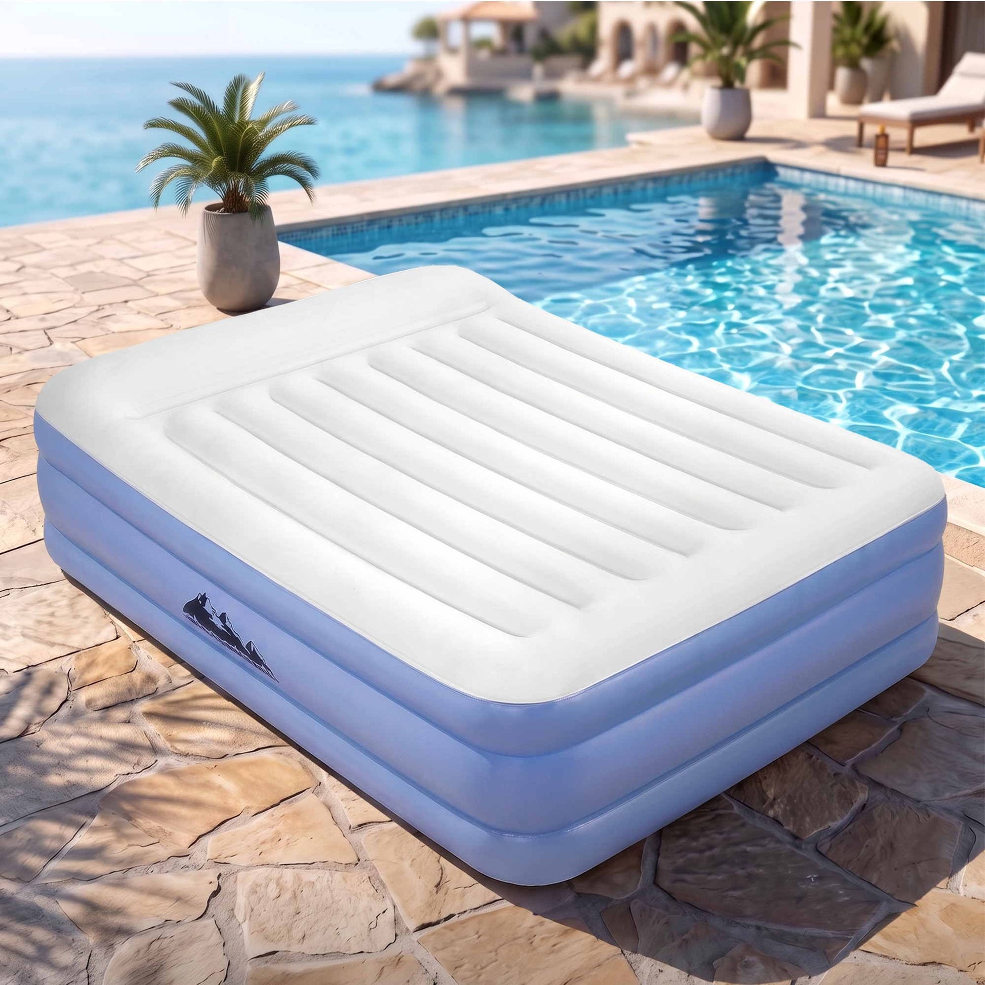 Weisshorn Queen Air Mattress with Rechargeable Cordless Pump 50cm